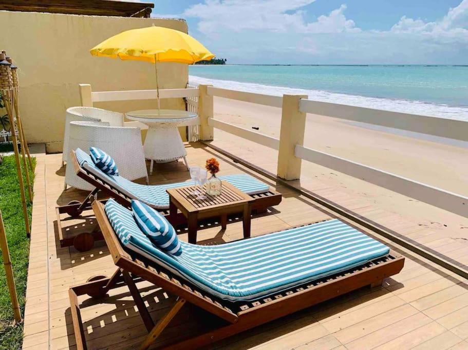 Casa Duplex Beira Mar Com Caseiro De Cortesia Em Maceio Buitenkant foto